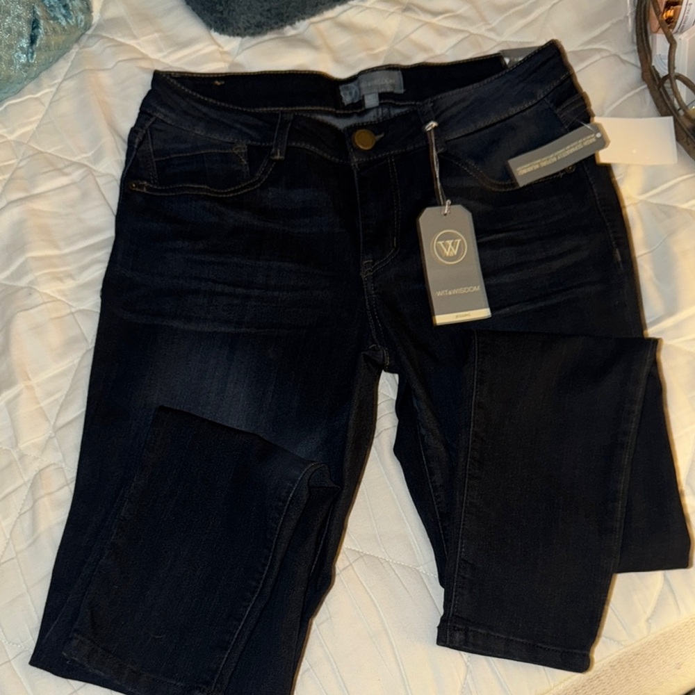 Wit & Wisdom Blue Ankle straight Jeans